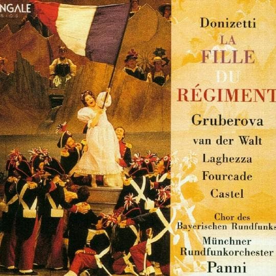 Cartel de Caja de Música: «La fille du régiment», de Donizetti