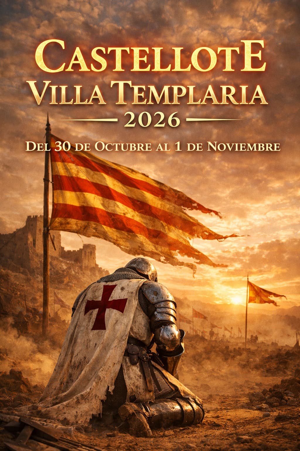 Cartel de Castellote Villa Templaria 2026