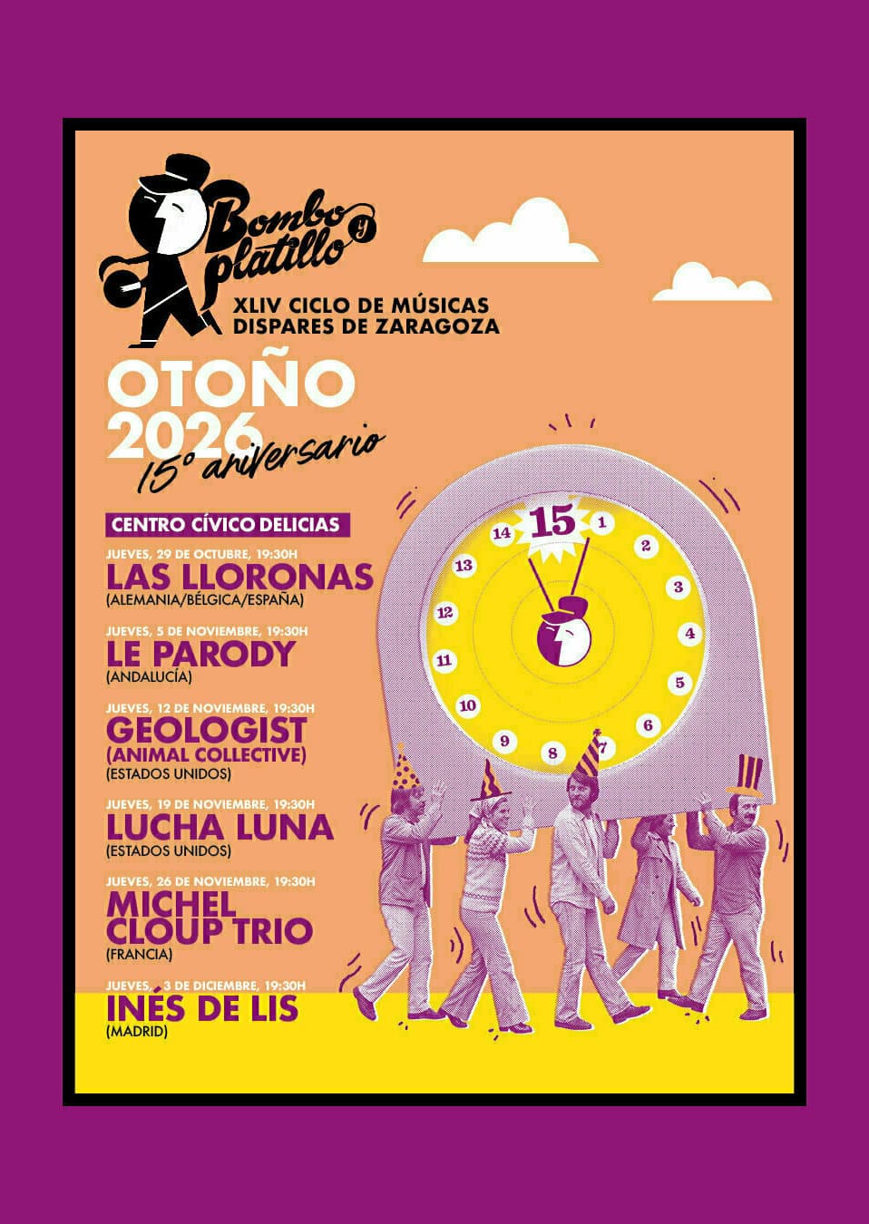 Cartel de Inés de Lis (Bombo y Platillo Otoño 2026)