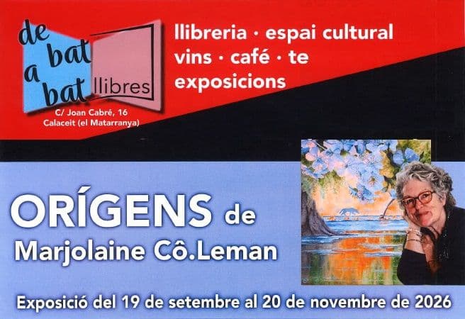 Cartel de Exposición «Orígens», de Marjolaine Cô. Leman