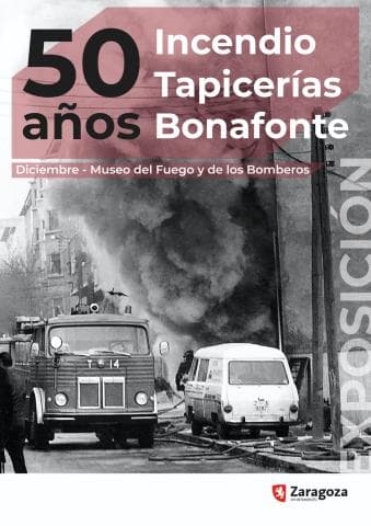 Cartel de Incendio Tapicerías Bonafonte