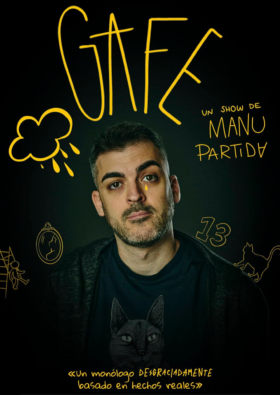 Cartel de Manu Partida: «Gafe»