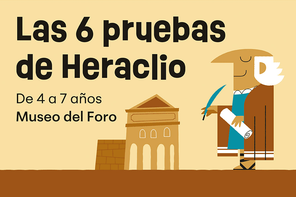 Cartel de Al museo en familia: Las 6 pruebas de Heraclio