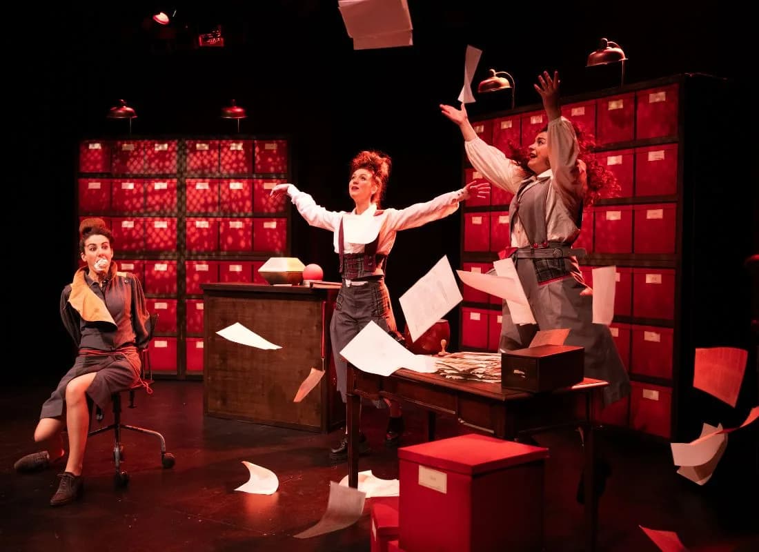 Cartel de «Ol-vi-do», de Biribú Teatro