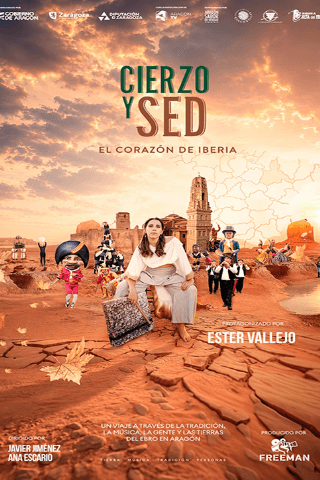Cartel de Cierzo y Sed, el Corazon de Iberia
