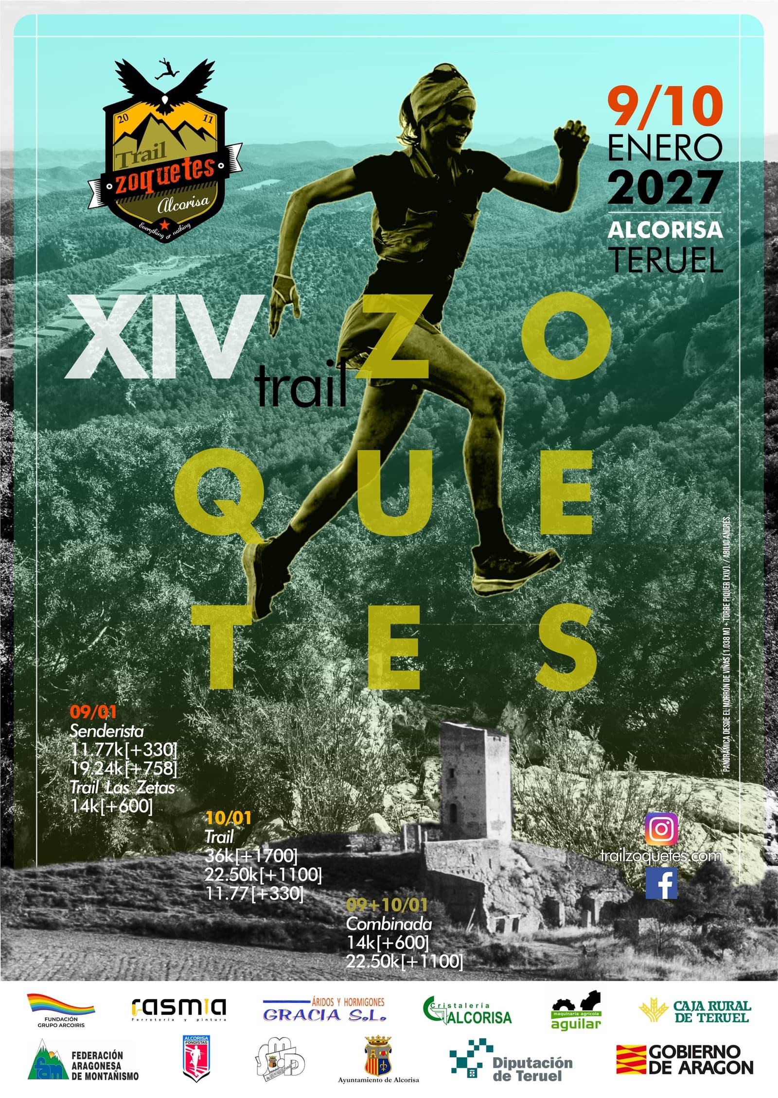 Cartel de XIV Trail Zoquetes