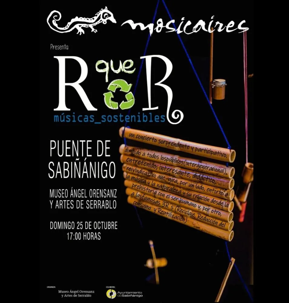 Cartel de Mosicaires: «RqR. Músicas sostenibles»