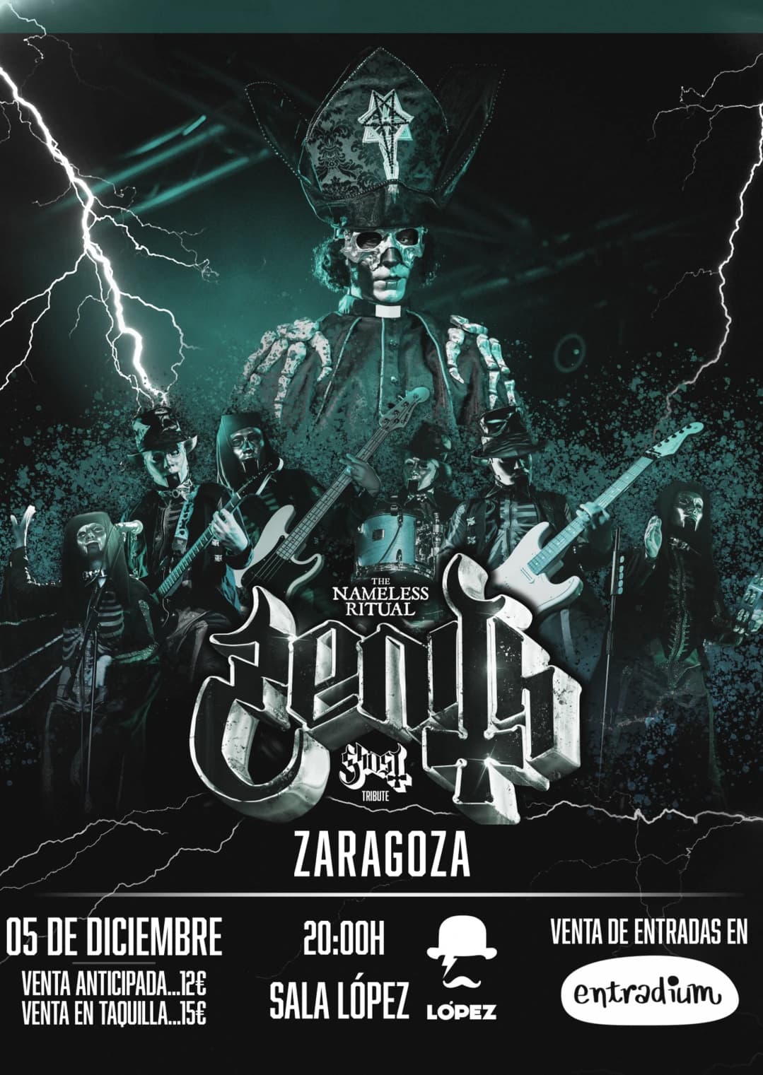 Cartel de Zenith: tributo a Ghost