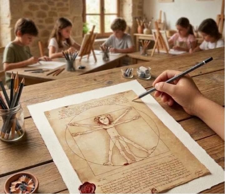 Cartel de ¡menudoarte! Dibujando el Renacimiento