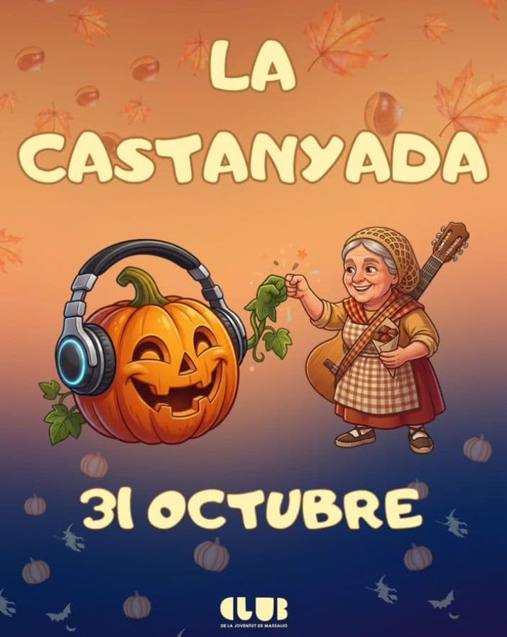 Cartel de La Castanyada en Mazaleón