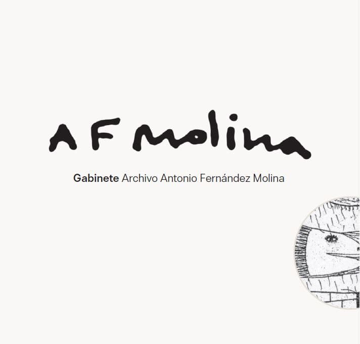 Cartel de Visita con la comisaria Chus Tudelilla a «Gabinete. Archivo Antonio Fernández Molina»