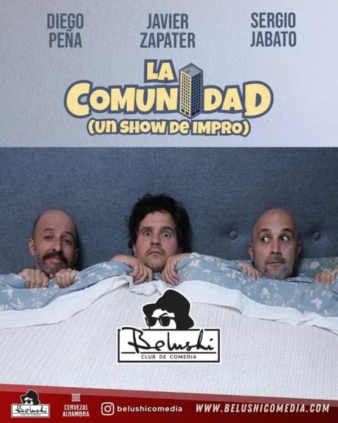 Cartel de La Comunidad: Diego Peña, Javier Zapater y Sergio Jabato
