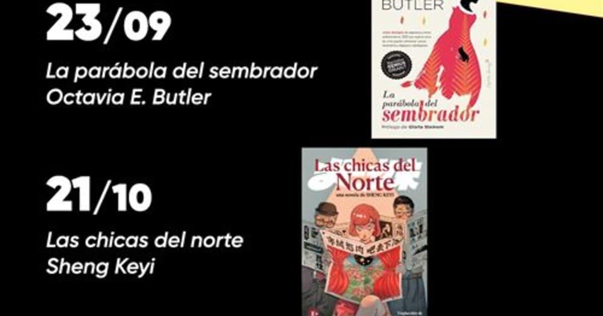 Cartel de Club de lectura La página después: «Las chicas del norte»