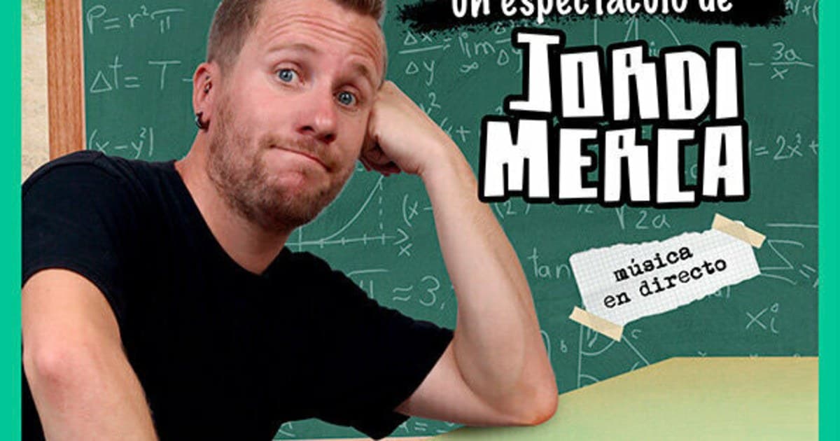 Cartel de Yo sobreviví a la EGB, con Jordi Merca