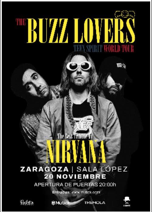 Cartel de The Buzz Lovers: tributo a Nirvana