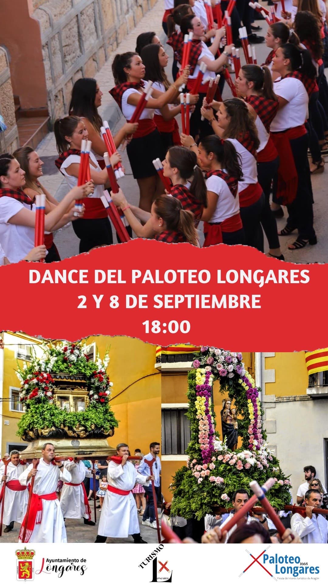 Cartel de Dance del Paloteo de Longares