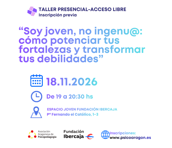Cartel de Habilidades para la vida: Soy joven, no ingenuo/a. Cómo potenciar tus fortalezas y transformar tus debilidades