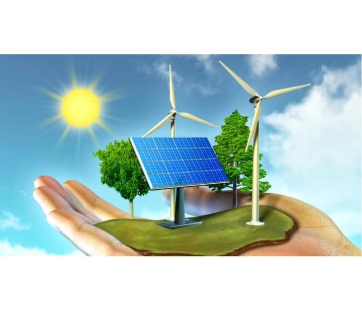 Cartel de Consumo responsable y energías renovables