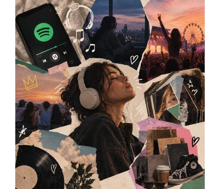 Cartel de ¿Por qué escuchamos música? De Spotify a los festivales: soledad, juventud, identidad y consumo
