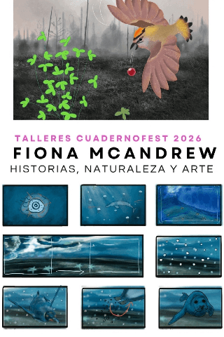 Cartel de Talleres Cuadernofest 2026: Historias, naturaleza y arte