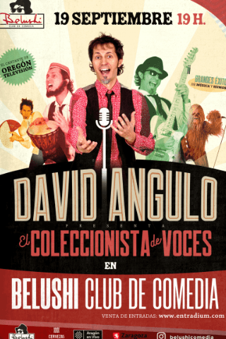 Cartel de David Angulo El coleccionista de voces