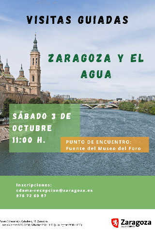 Cartel de Visita Zaragoza y el Agua