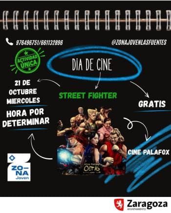 Cartel de Día de cine: Street Fighter