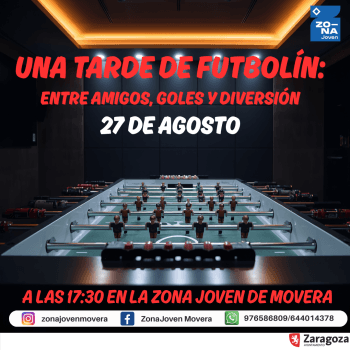Cartel de Una tarde de futbolín: Entre amigos, goles y diversión