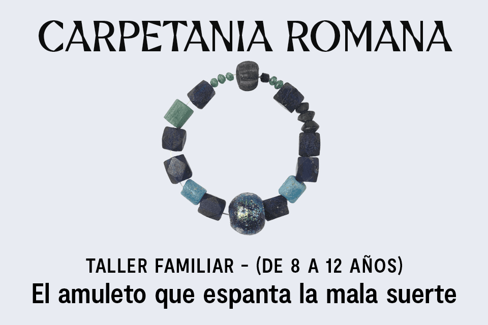 Cartel de Taller familiar "El amuleto que espanta la mala suerte" (De 8 a 12 años)