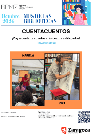 Cartel de ¡Voy a contarte cuentos clásicos... y a dibujarlos! por Hola Monstruo