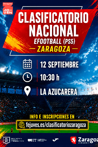 Cartel de Campeonato Nacional de e-Football de FEJUVES