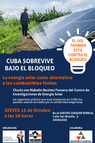 Cartel de Cuba sobrevive bajo el bloqueo: La energía solar como alternativa a los combustibles fósiles