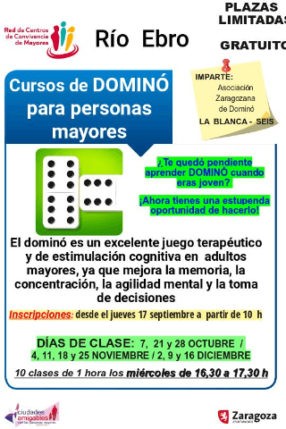 Cartel de Curso de Dominó