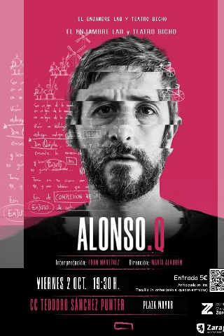 Cartel de Alonso Q de Enjambre Laboratorio-