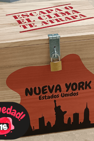 Cartel de Z16. Escape Room: Escapa... ¡o el clima te atrapa!