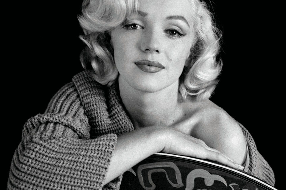 Cartel de Marilyn Monroe. De la cima a la última entrevista.