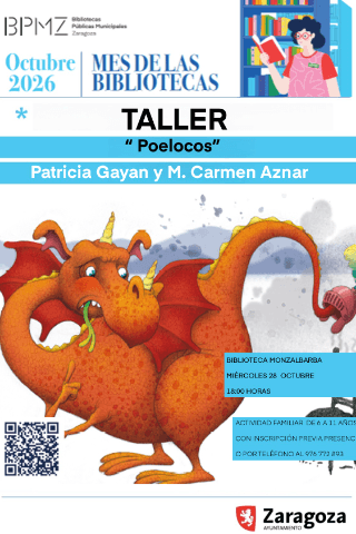 Cartel de Taller "Poelocos" con Patricia Gayan