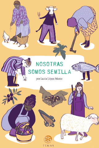 Cartel de Charla con Lucía López Marco, autora de Nosotras somos semilla