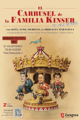 Cartel de El carrusel de la familia Kinser ¡en concierto!