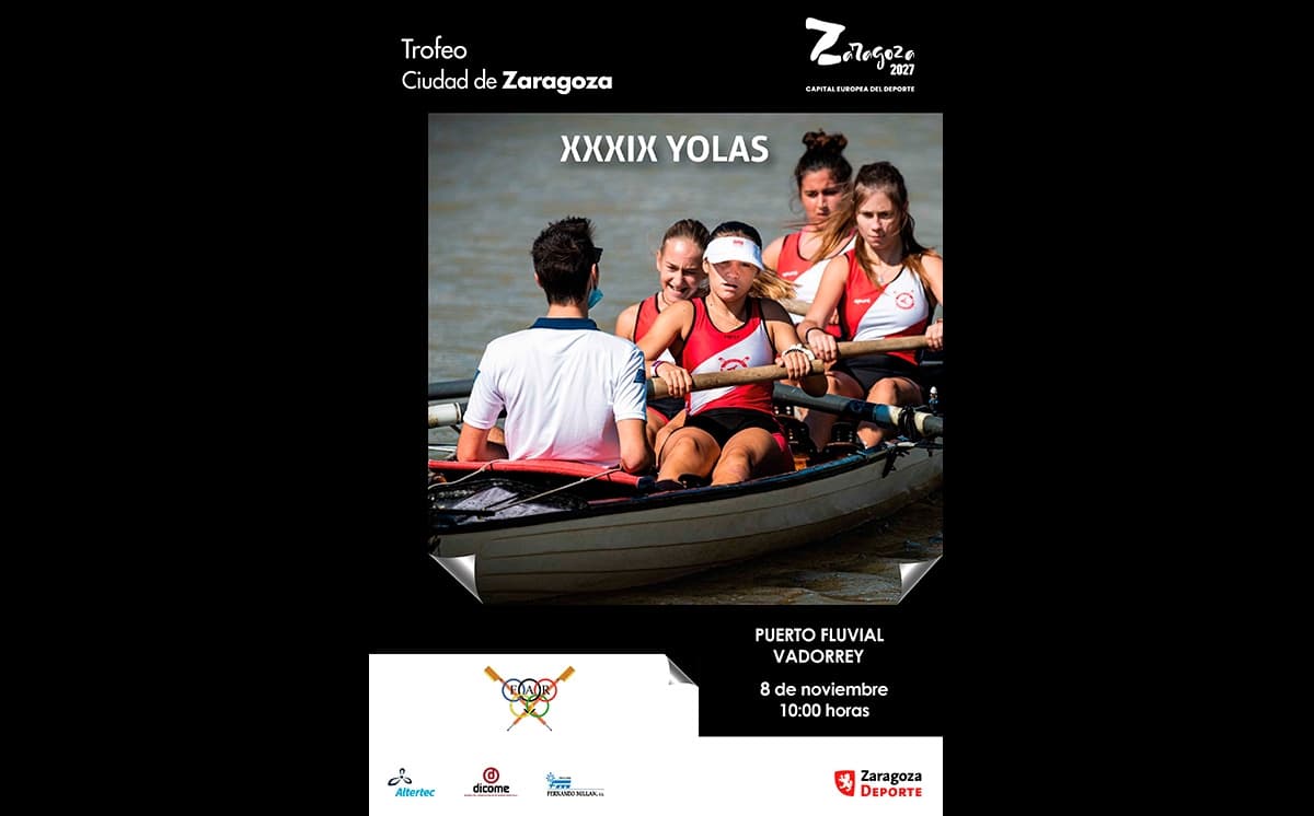 Cartel de XXXIX Trofeo «Ciudad de Zaragoza» de Yolas